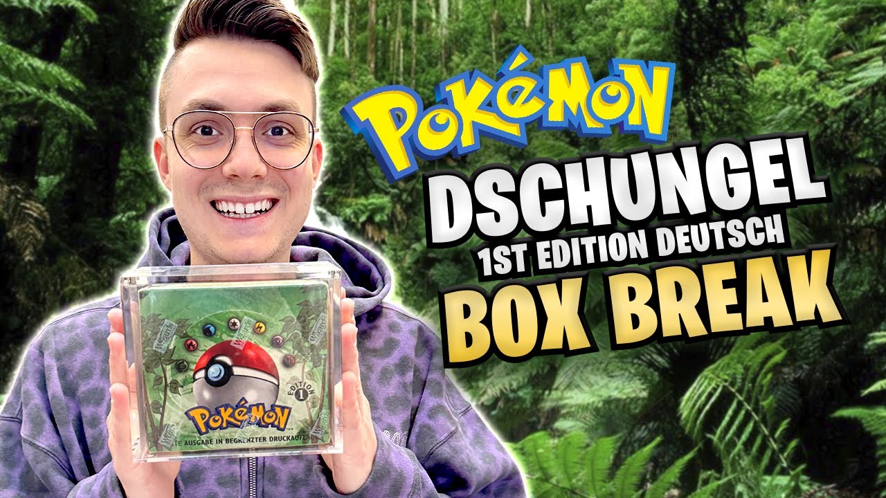 1st EDITION Jungle Booster Display (18.000€) OPENING 😱 Pokémon Booster Opening Live