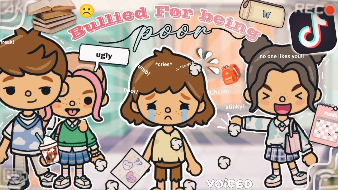 I was BULLIED for being Poor💩//teen drama//tocalife world roleplay//*with voice🎙️*