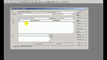 Sage Estimating: Video 8 Change Requests Project Management, Pervasive (Legacy)