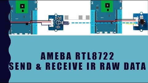 AMB22 Ameba RTL8722 Send and Receive IR Raw Data