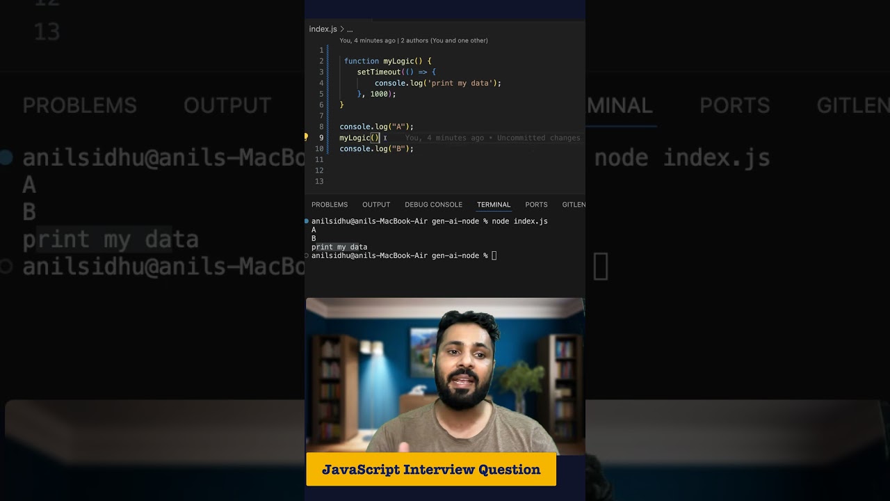 Async Await vs Promise Explained with Example | JavaScript Interview Question #coding #javascript