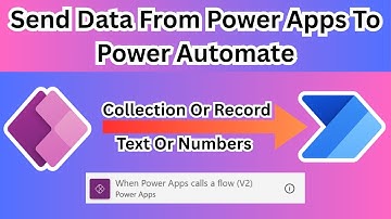 Send Data from Power Apps to Power Automate 2025
