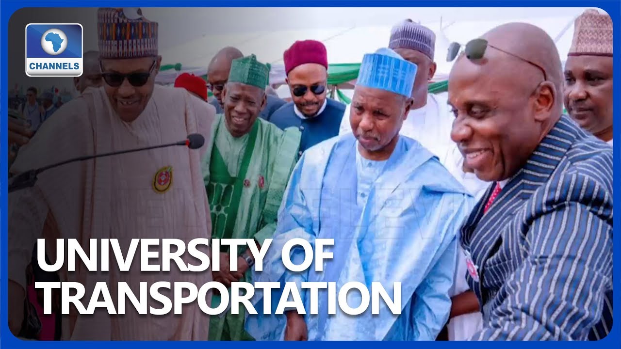 Pres Buhari Lays Uni Of Transportation Foundation In Daura