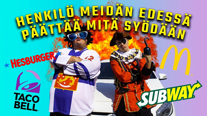 HENKILÖ EDESSÄ PÄÄTTÄÄ MITÄ SYÖDÄÄN PÄIVÄN AJAN OSA 2! 🚗