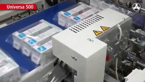 Kallfass Universa 500 Automatic Shrink Wrapper Wrapping Baby Bottles