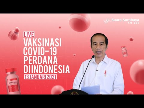 LIVE VAKSINASI COVID-19 PERDANA DI INDONESIA