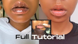 Step by step tutorial, Turn Your Dark Lips Pink FAST At Home!