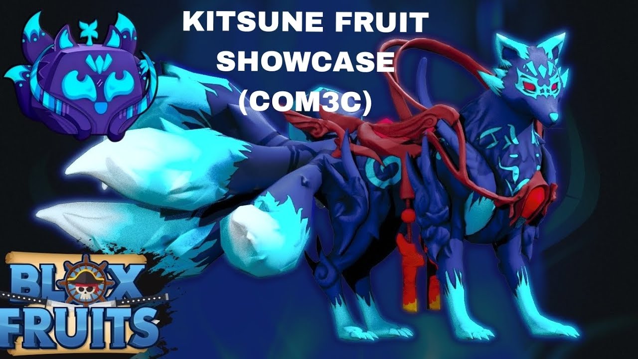 KITSUNE FRUIT SHOWCASE BLOX FRUITS (COM3C) - YouTube