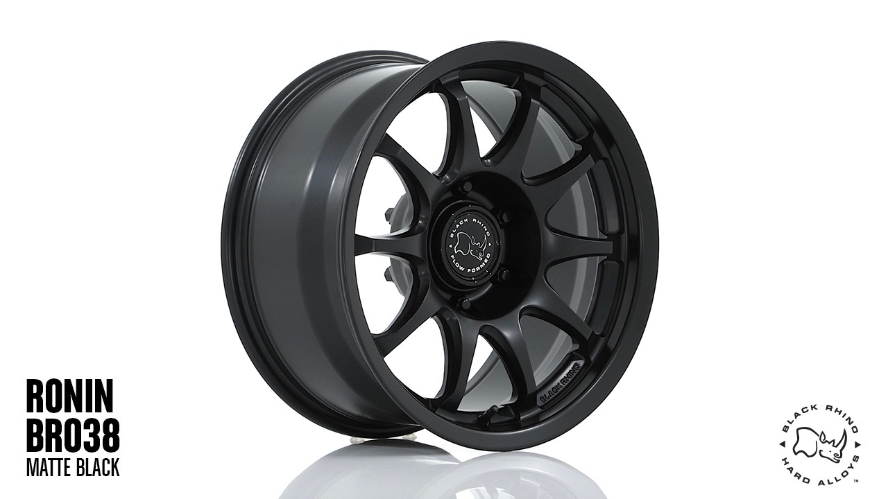 Black Rhino BR038 Ronin Matte Black - PowerHouse Wheels & Tires