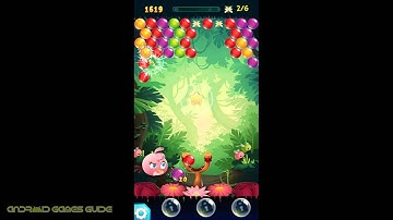 Angry Birds POP Bubble Shooter: Level 4: Walkthrough (3 STARS) HD