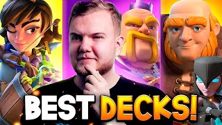 TOP 3 BEST DECKS IN THE NEW SEASON! - Clash Royale