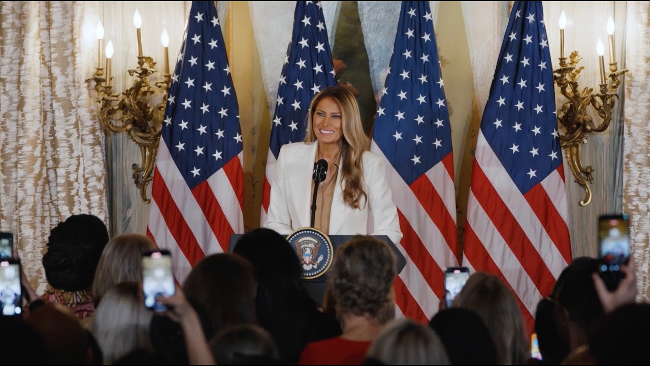 First Lady Melania Trump: Fostering the Future Together - YouTube
