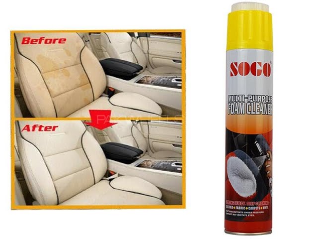 Sogo Multi-Purpose Like Fabric, Carpet, Leather, etc. Foam Cleaner – 6 –  Elite Essense