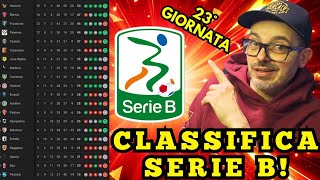 CLASSIFICA SERIE B || VENEZIA 🛫 PALERMO e MONZA 🏃SAMPDORIA ⏫ CATANZARO  🥳FROSINONE e AVELLINO 😭RECAP
