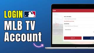 How To Login MLB TV ACCOUNT | Sign In To MLB TV 2026
