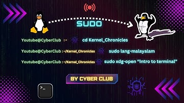Introduction to Shell, Terminal, and Commands | Linux Learning Series | Malayalam | Cyber Club CEK