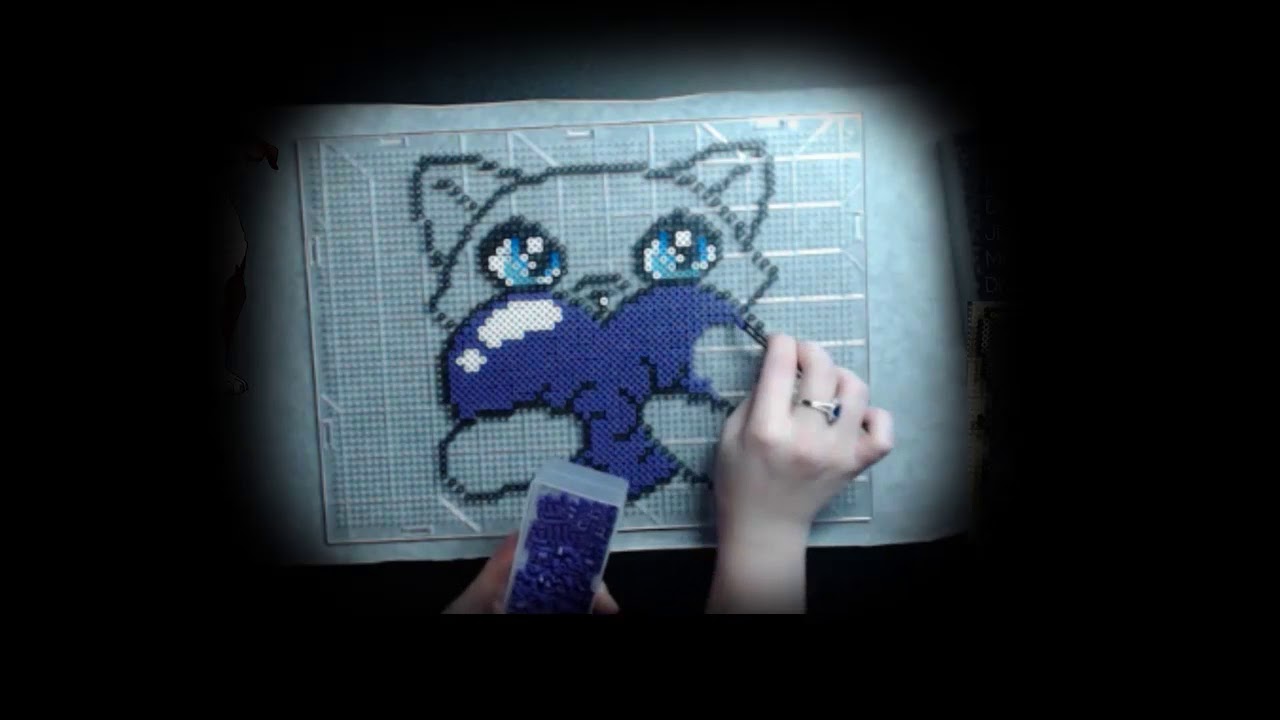 MsRaynie - Neko Love Emote Perler