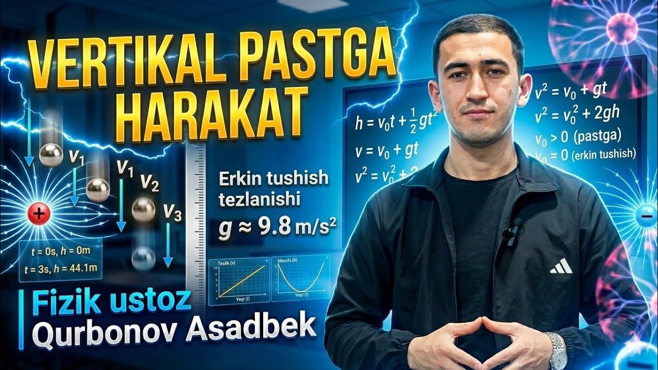 Vertikal (pastga) harakat.