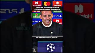 Allegri su VLAHOVIC: “Non ha l’esperienza in Champions, va supportato” #vlahovic #calcio #shorts
