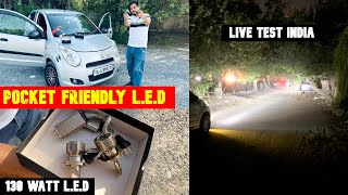 BEST LED HEADLIGHT 💡🚗 AND FOG LIGHT BULB |CARHATKE LED 130W | LED INSTALLATION 😱