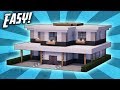 Minecraft: How To Build A Large Modern House Tutorial (#28)