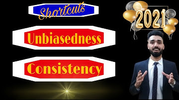 Unbiasedness and Consistency in 2021 | Unbiased vs Consistency | Statistics Tutor