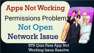 How To Fix BTS Quiz Fans App not working | Space Issue | Network & Permissions Issue screenshot 2