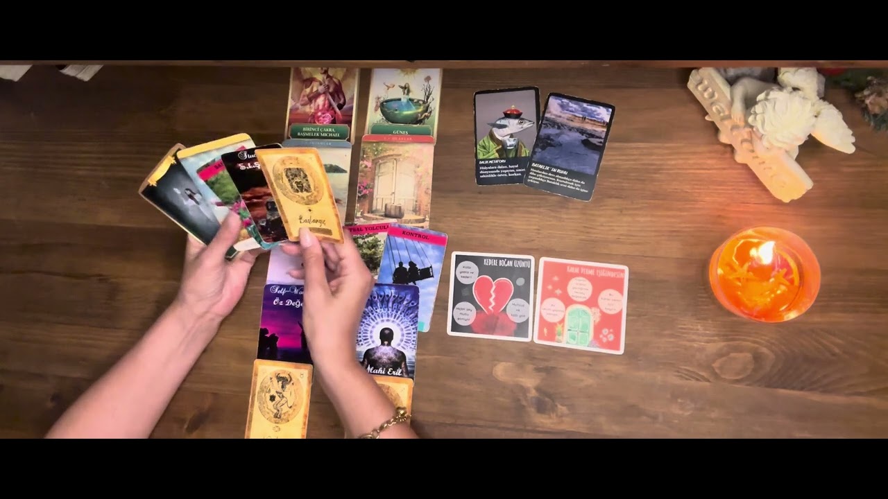 Aklındaki kişi ne yaşıyor ? Sana  dair güncel ve olası süreç durumu nedir✨#tarot #tarotreading 