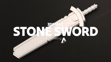 Stone Sword Modeling | 3DS Max