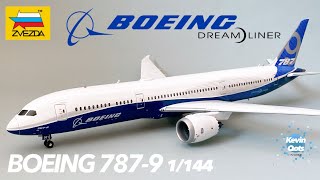 #14 Boeing Dreamliner B787-9 Zvezda 1/144 Assembly