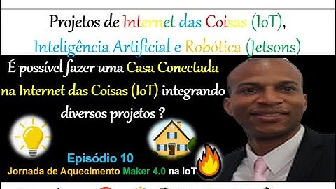 Episódio 10 - É possível deixar sua Casa Conectada na IoT com Arduino, ESP32 e Raspberry Pi ? - IoT