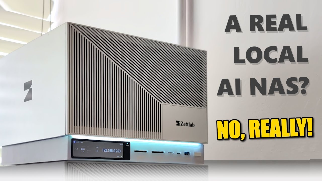Zettlab D6 NAS Review - The First TRUE Local AI NAS Drive? - NAS