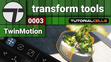 0003. translate , rotate , scale , pivot in objects in twinmotion