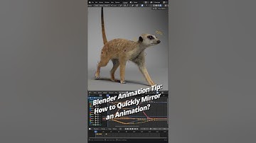 Blender Animation Tip: How to Quickly Mirror an Animation?