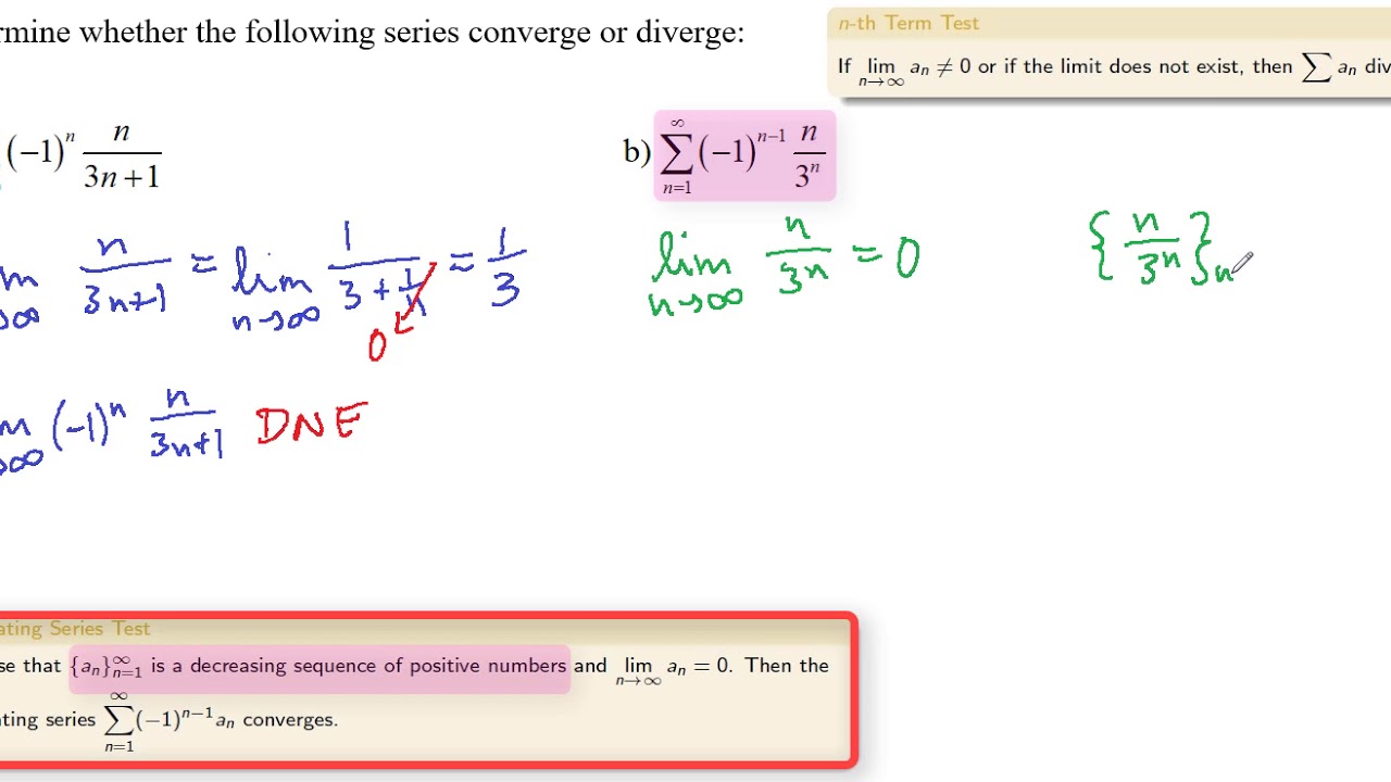 Alternating Series