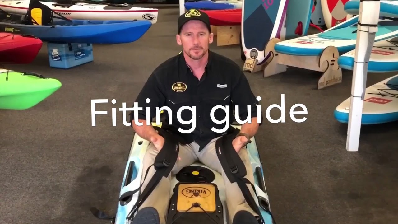 Kayak thigh brace fitting guide 