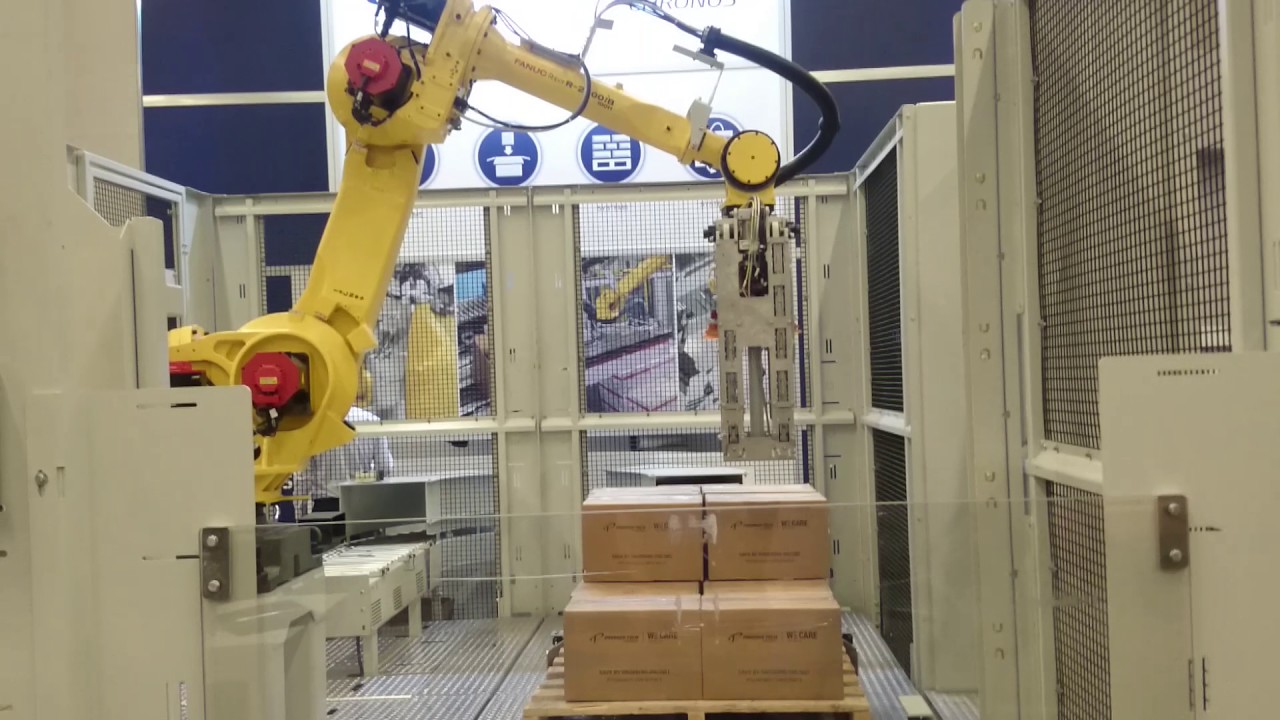 Fanuc Pallet stacking demo [ADM Montreal ] - YouTube