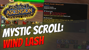 Mystic Enchant: Wind Lash | Shaman [Warcraft Reborn | Ascension Bronzebeard]