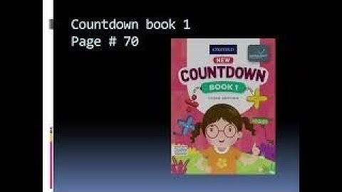 class1  countdown book1 (pg 70) Compare the numbers