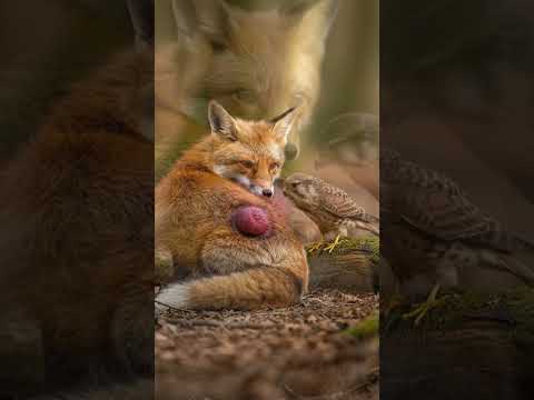 Bird Picking Boils On Fox An Amazing Symbiotic Behavior In The Wild Symbiosis Wildlife Nature