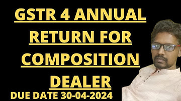 How to file GSTR 4 | GST Annual Return of composition | How to add purchase in GSTR-4