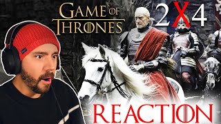 ARYA AND TYWIN?!? First Time Watching Game of Thrones S2 E4 | Reaction & Review