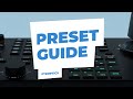 Ptzoptics camera preset settings overview