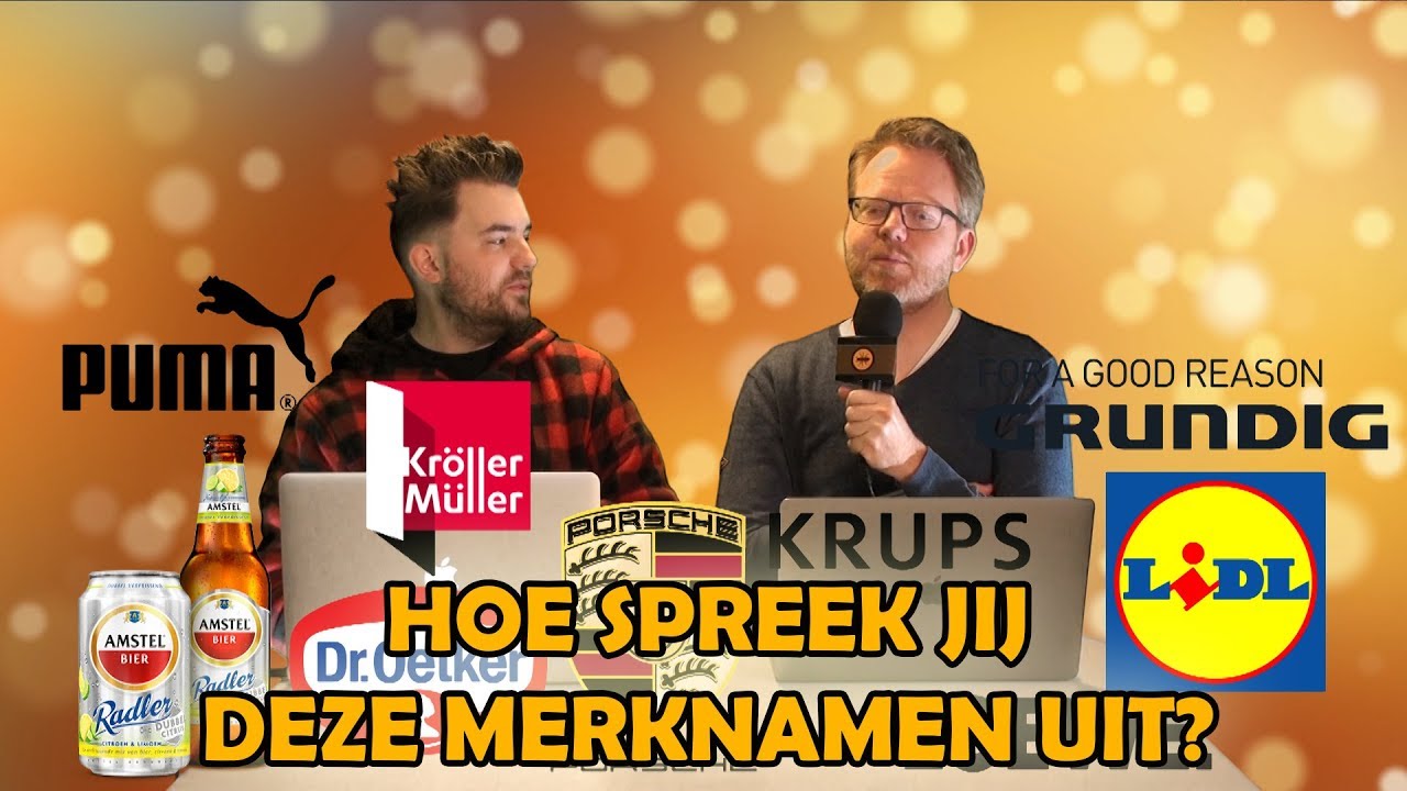 Hoe spreek jij deze merknamen uit? - YouTube