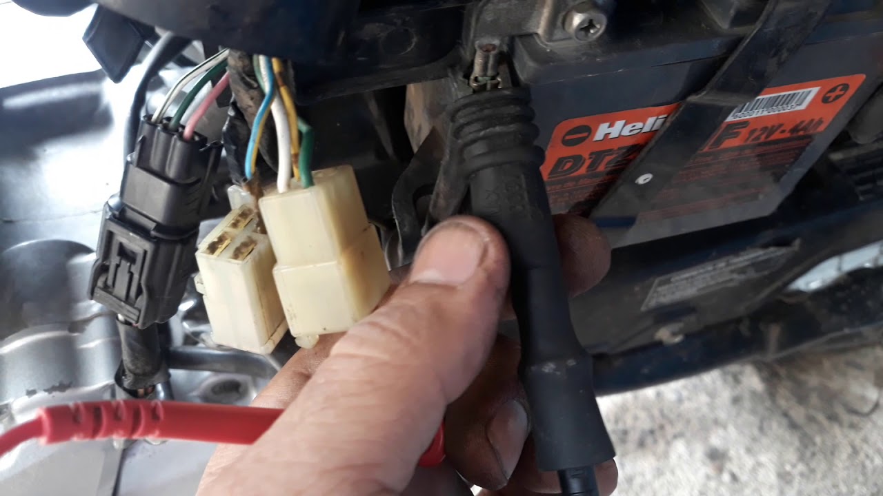 Teste de resistência /voltagem do estator da CG 125 FAN  2015