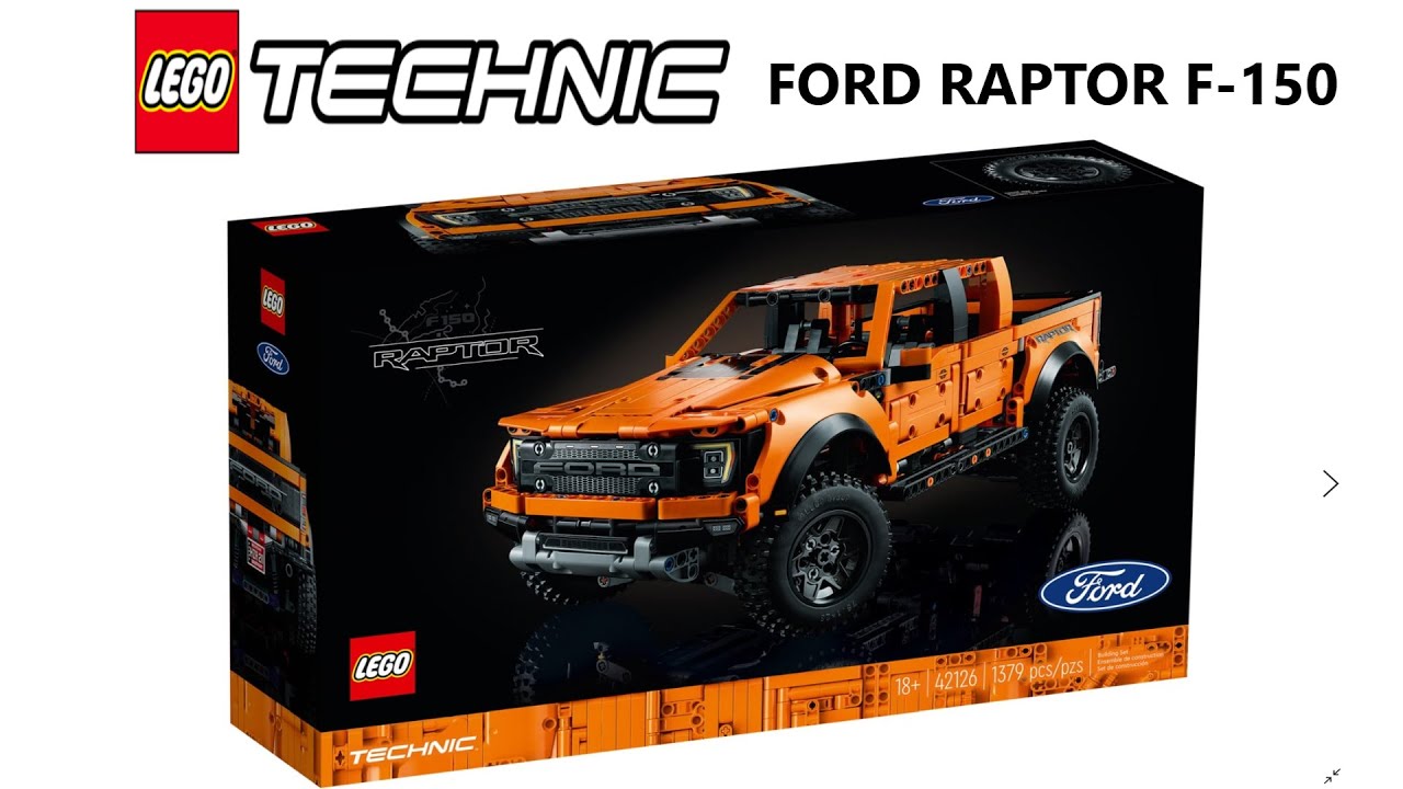 NEW LEGO Technic Ford Raptor F-150 Set 42126 Summer 2021 - YouTube