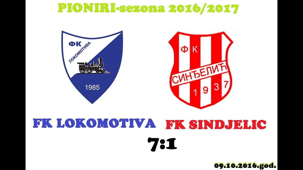 Pioniri...FK LOKOMOTIVA - FK SINDJELIC  7:1 Prvo poluvreme