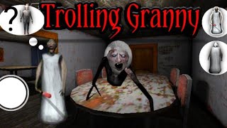 Trolling Granny | Around the Horror Table | Granny,VS Grandpa Horror gameplay #granny