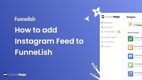 How to add an Instagram Feed to Funnelish