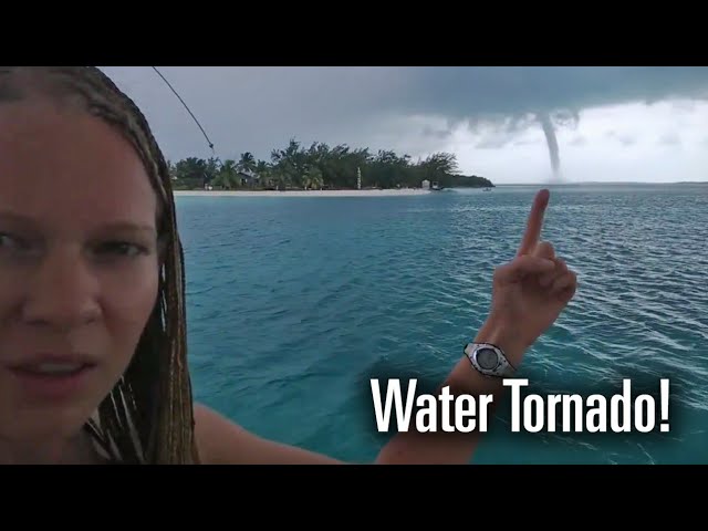 Tornado in the Water in George Town, Bahamas